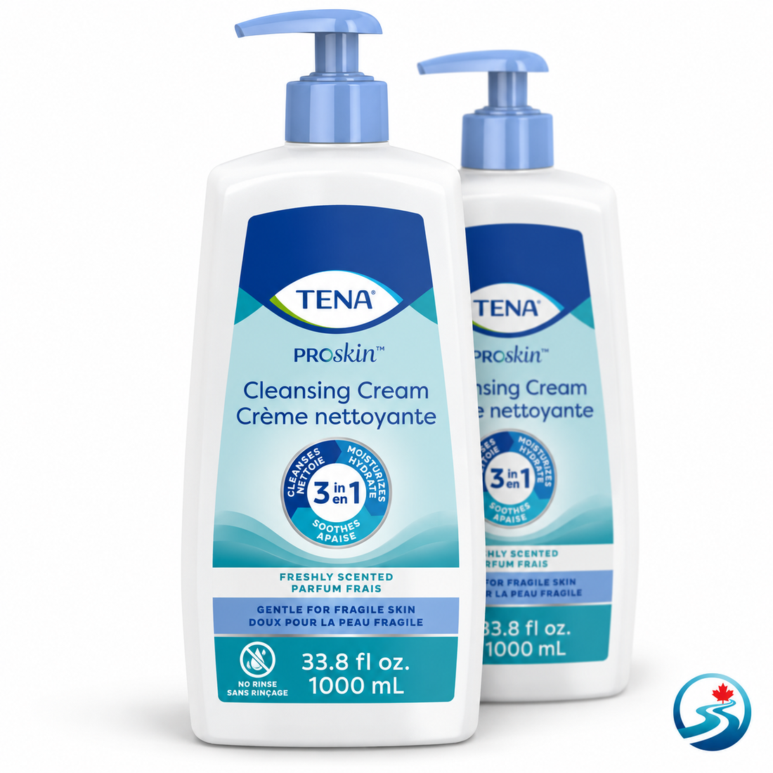 TENA ProSkin™ Fragrance-Free Cleansing Cream — 1,000 mL