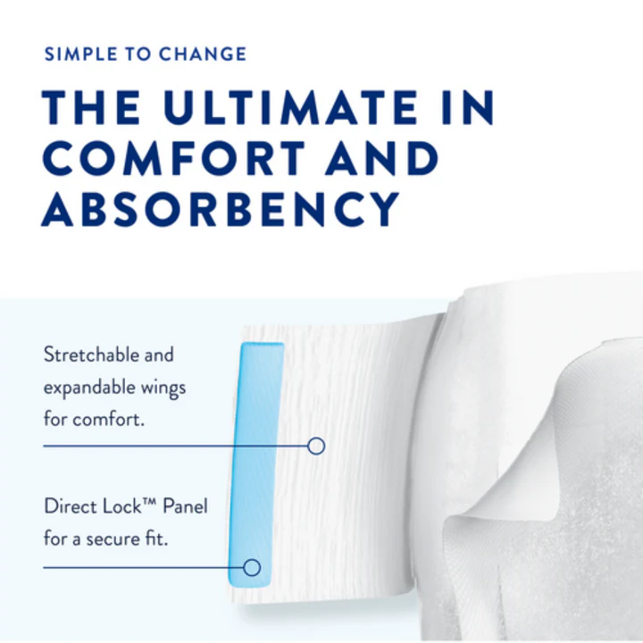 Prevail Breezers 360 Incontinence Briefs, Ultimate Absorbency, Size Two, 72 Count